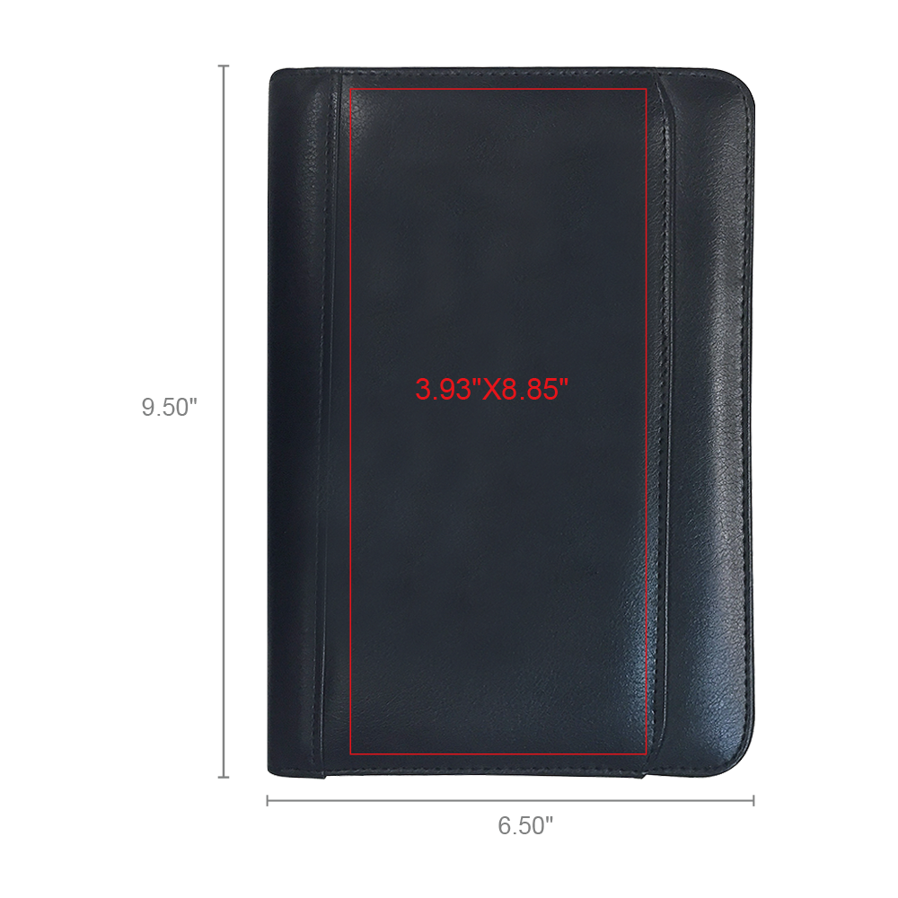 Burbank Junior Padfolio with Zipper Closure