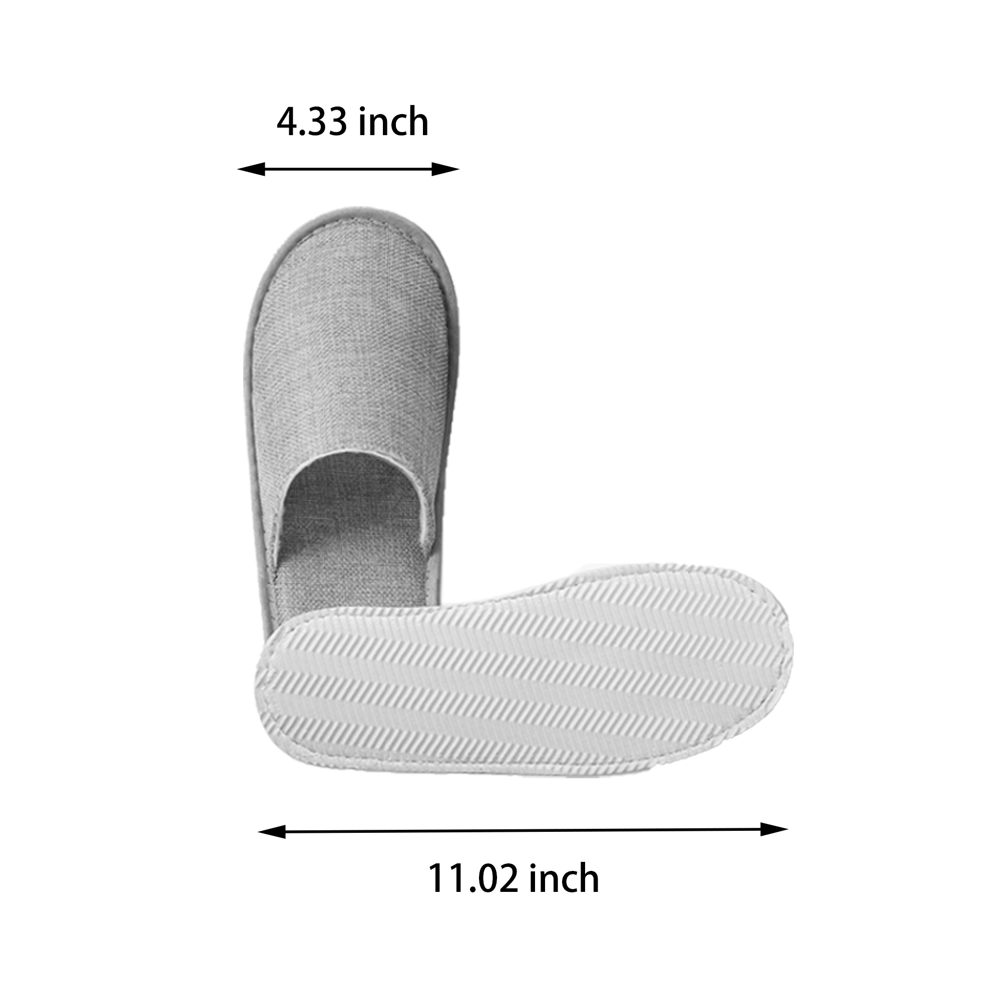 MOQ:100pcs Personalized Hotel Slippers 3