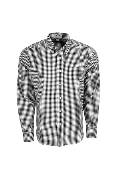 Easy-Care Gingham Check Shirt 38