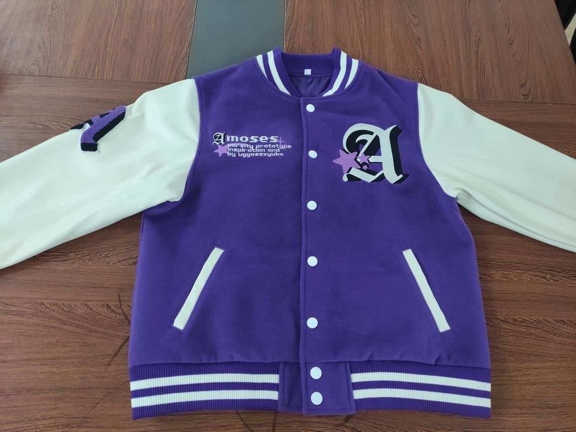 High-End Custom Genuine or Vegan Leather Varsity Letterman and Leather Jackets 30