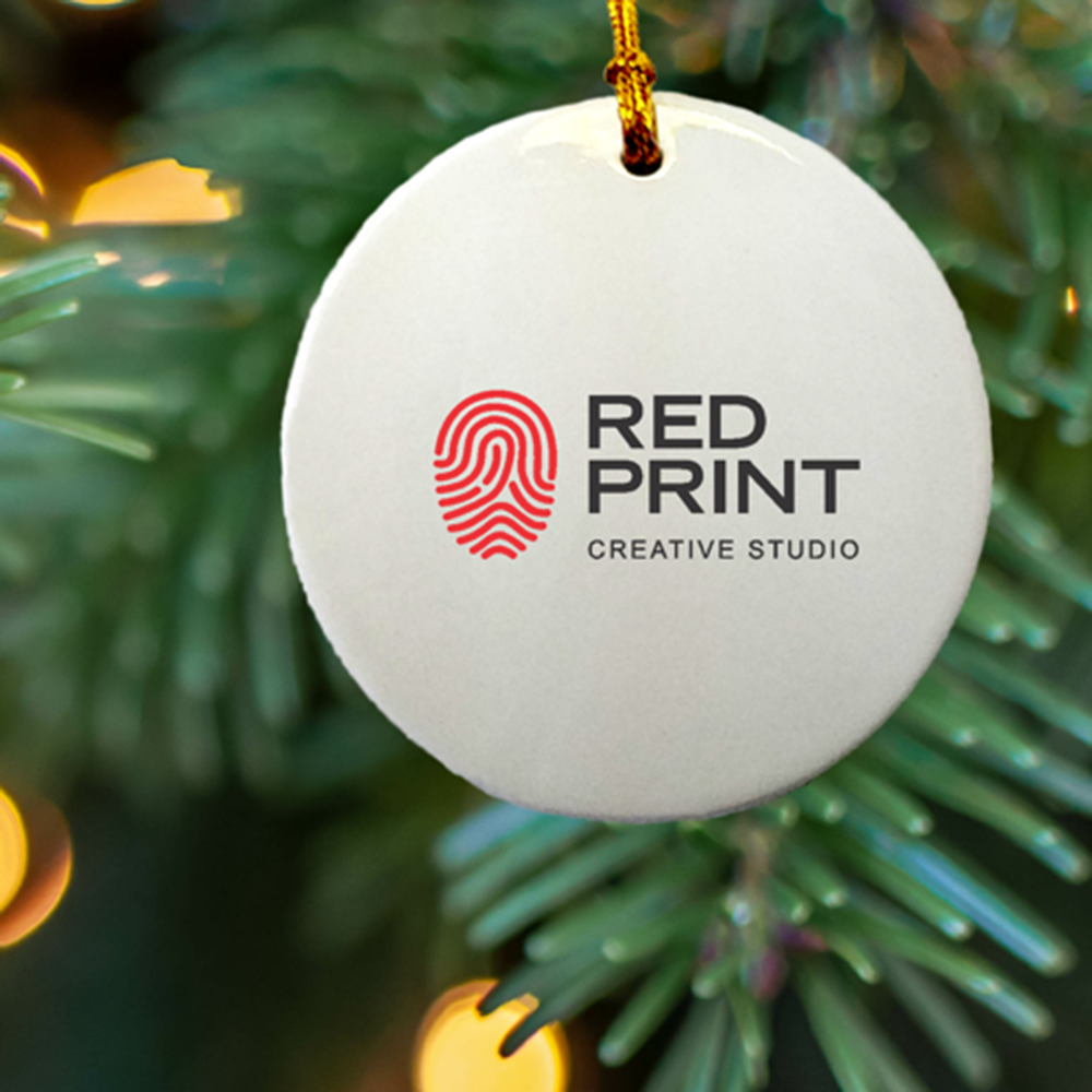 Ceramic Ornaments, 3" Round 8