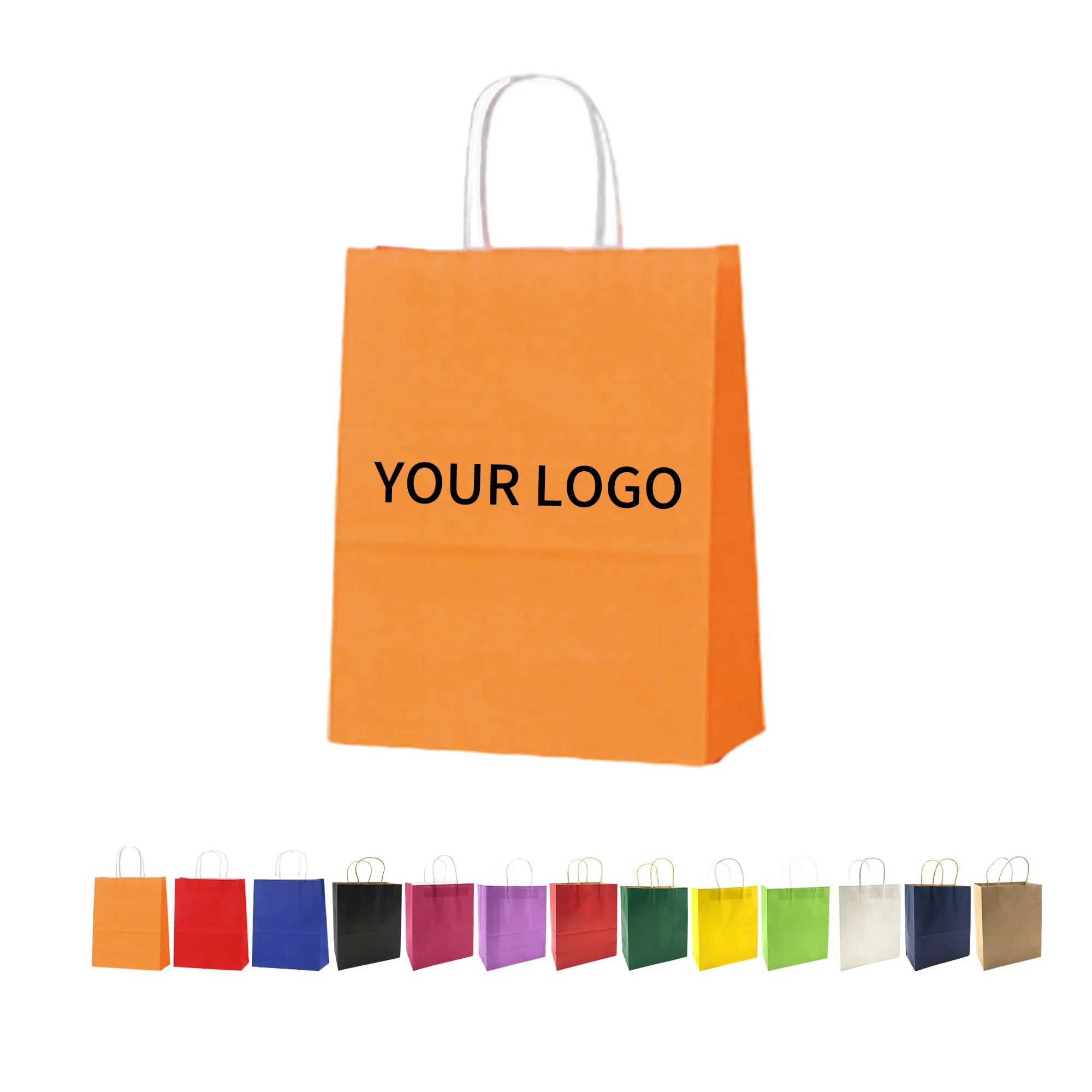 Small Kraft Gift Bag with Paper Handles 2