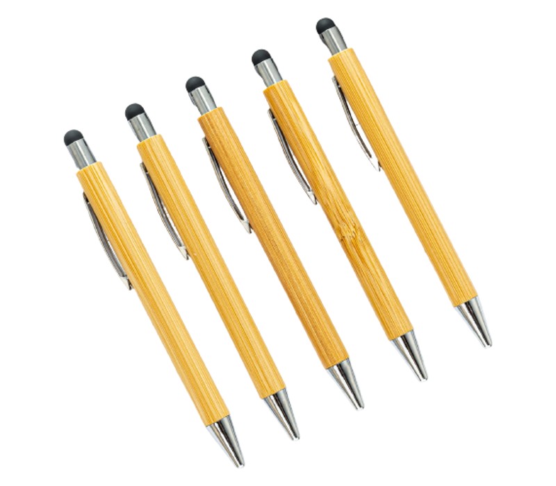 Eco-friendly Bamboo Pen with Stylus 3