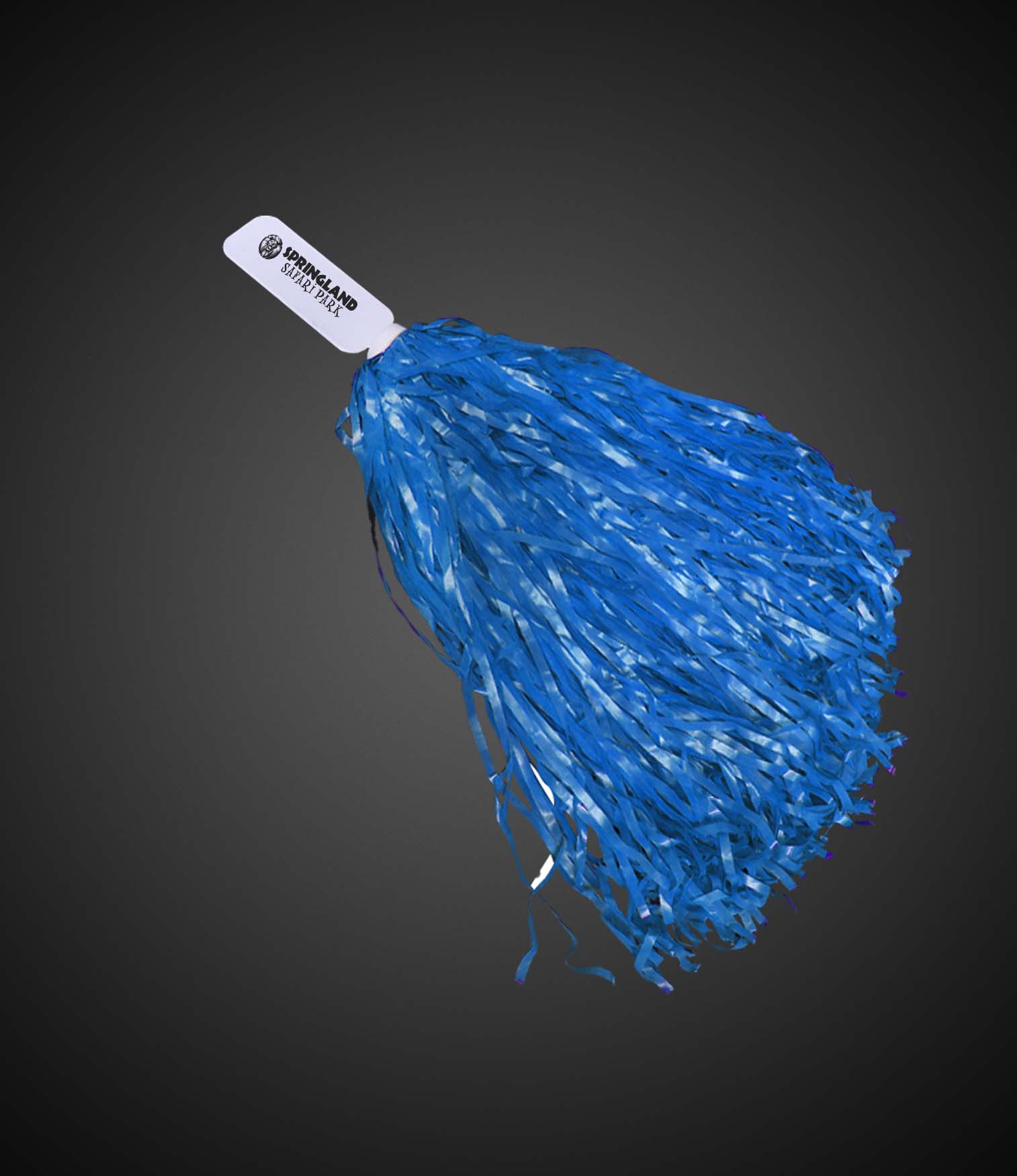 Blue 16" Plastic Pom Pom