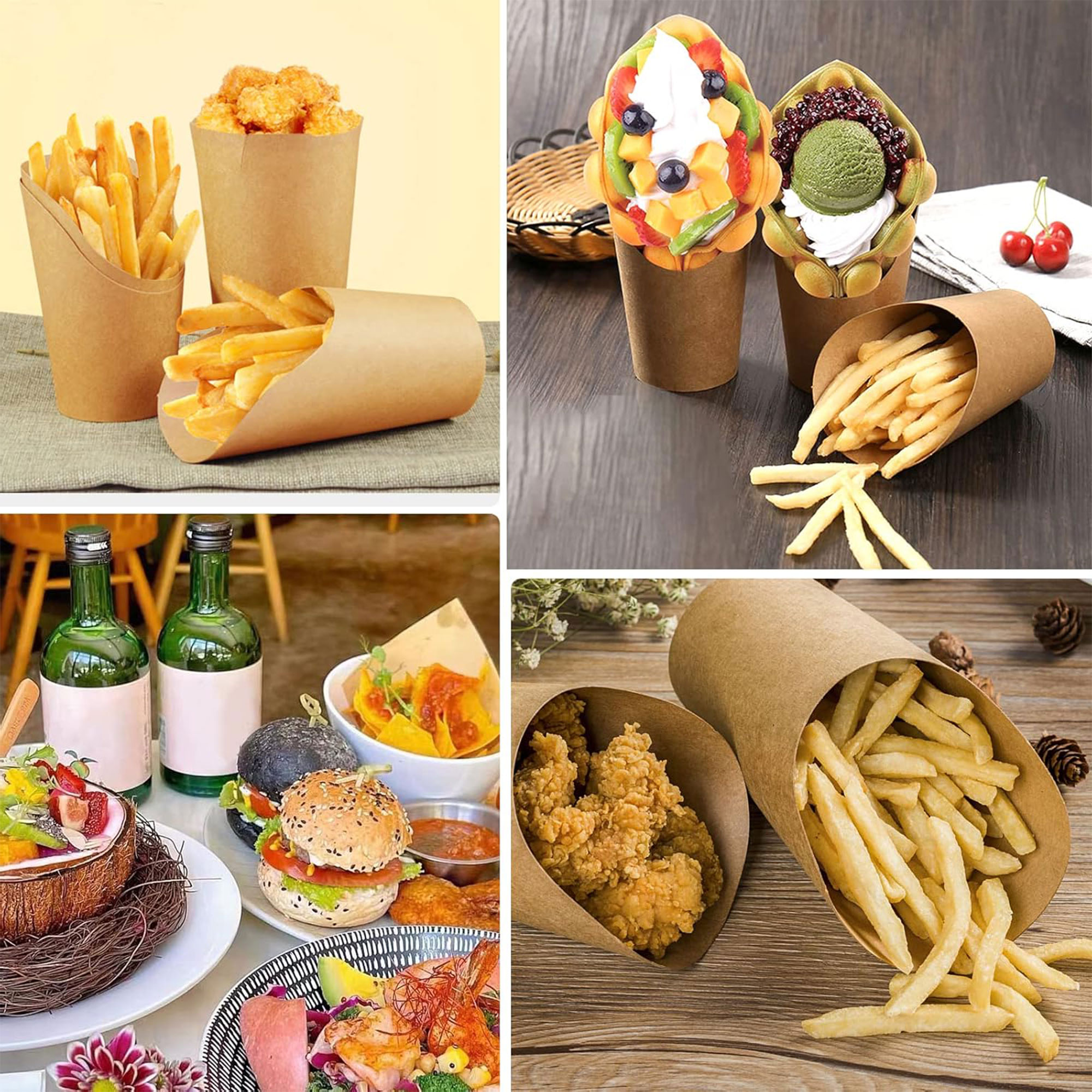 Disposable Fries Wrap Cup 4