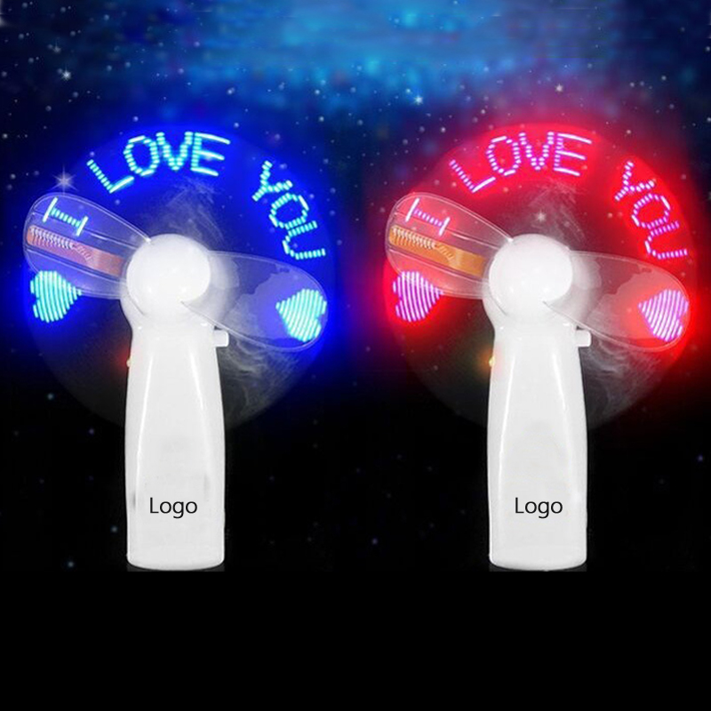 Programmable Mini Fan With LED Light 2