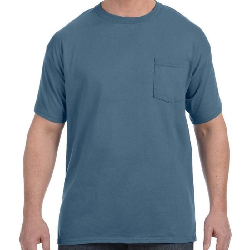 Hanes 6.1 Oz. Tagless® ComfortSoft® Pocket T-Shirt 16