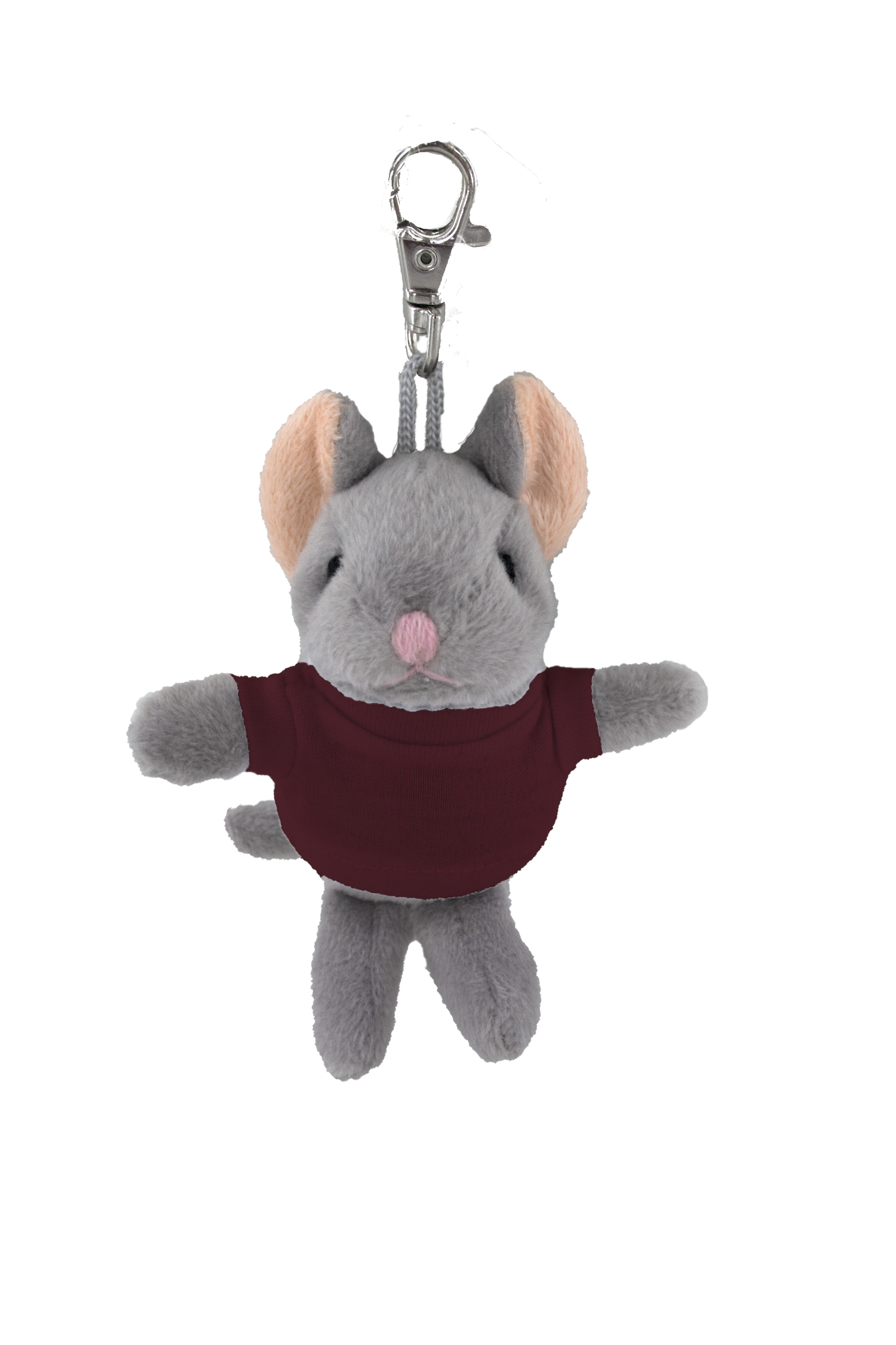 soft plush Mouse keychain with Tee 9