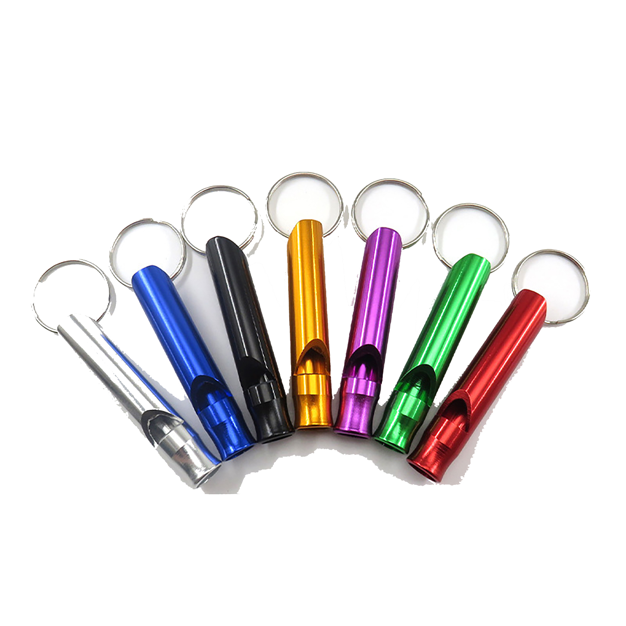 Durable Aluminum Alloy Outdoor Emergency Whistle 3