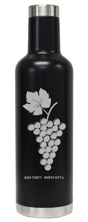 25 oz Stainless Wine Bottle, custom water bottle with logo imprint 6