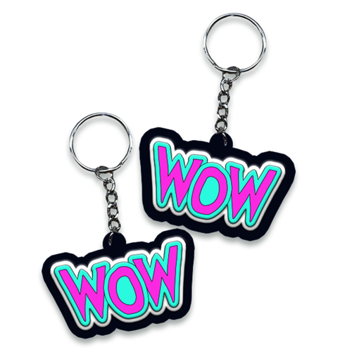 PVC Custom Keychain - 3D Two Sided Design 5