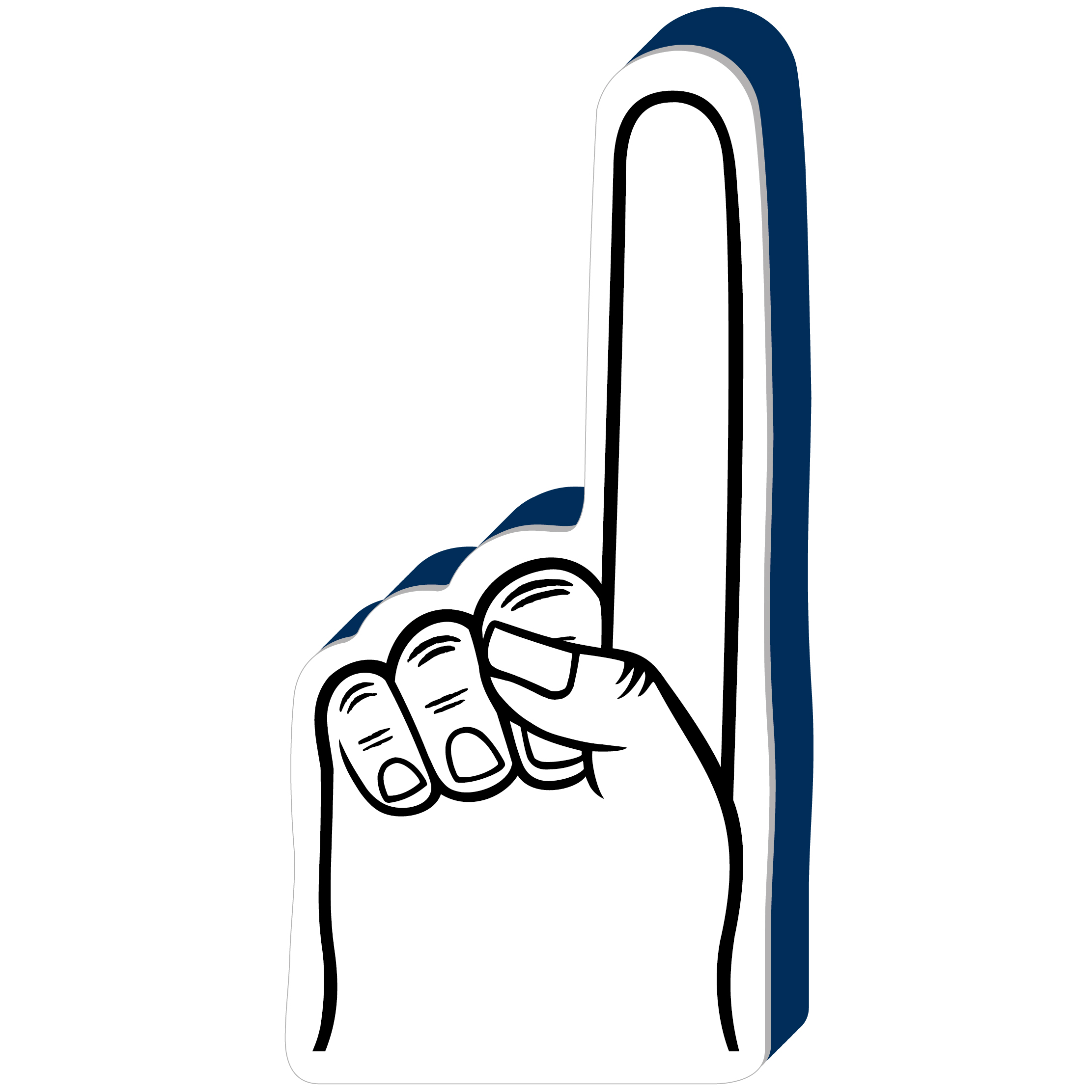 16" Signature Foam Hand 19