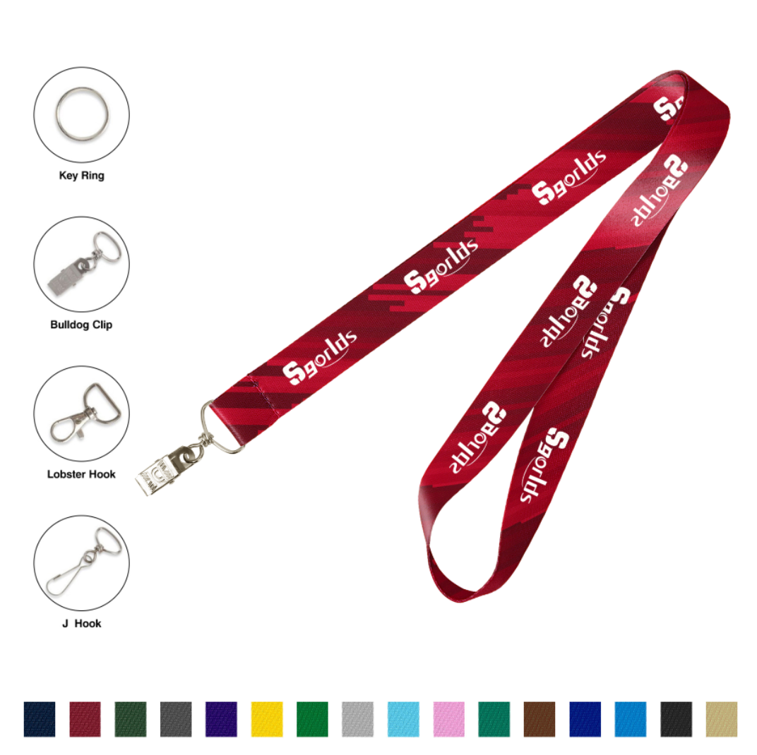 1" Full Color Dye Sublimated Lanyard 25