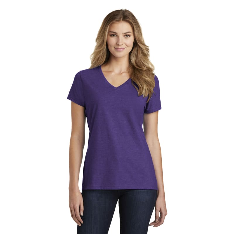 Port & Company Women's Fan Favorite Blend V-Neck Tee. 21