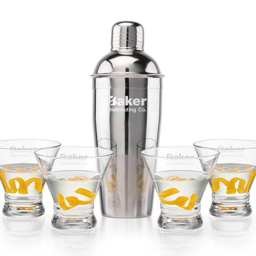 Catania Shaker & Rideau Martini Set