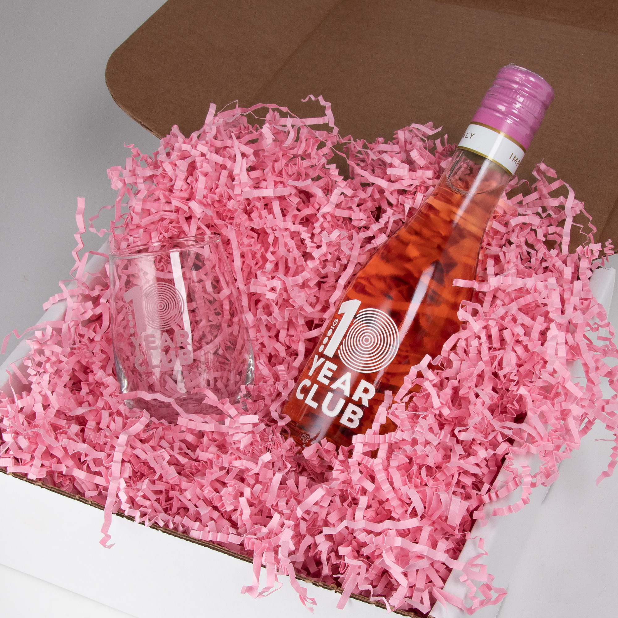 Rosé Wine Kit with Mini Rosé Bottle & Stemless Taster 2