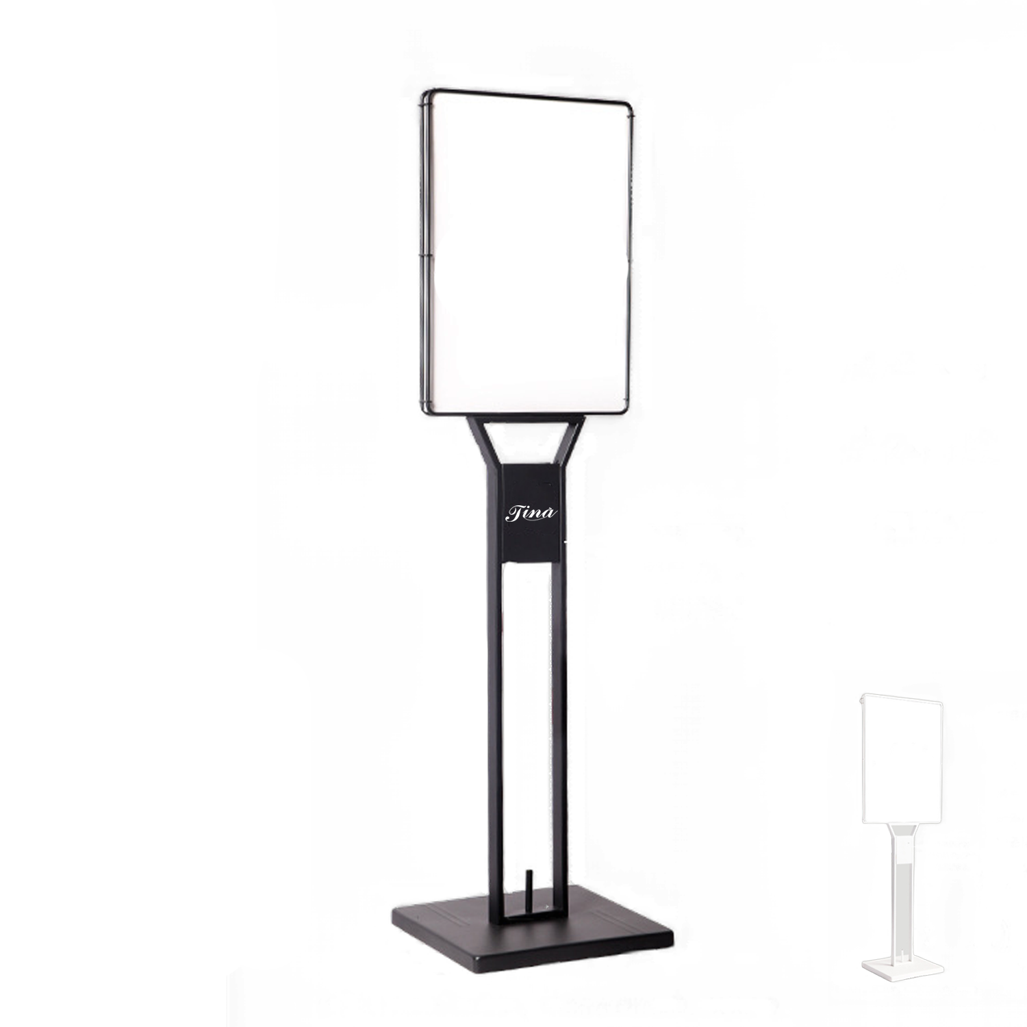 Led Metal Material Showroom Rack Stand 1