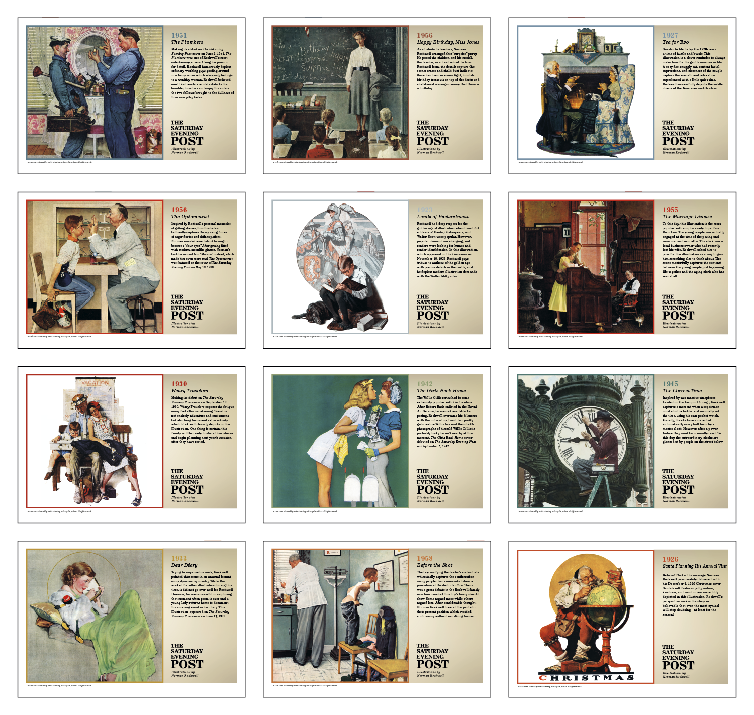 Triumph® Calendars The Saturday Evening Post Pocket Calendar 35