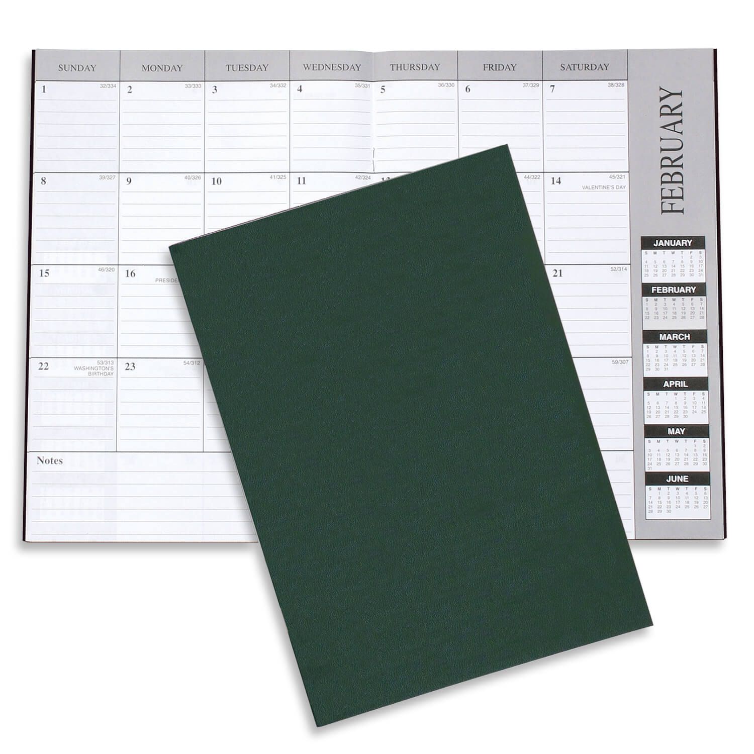 Academic Monthly Desk Planner - Leatherette 6