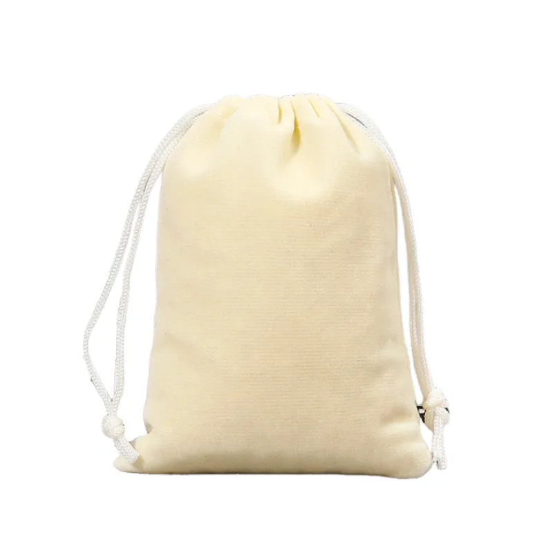 Flannelette Jewelry Drawstring Bag 11