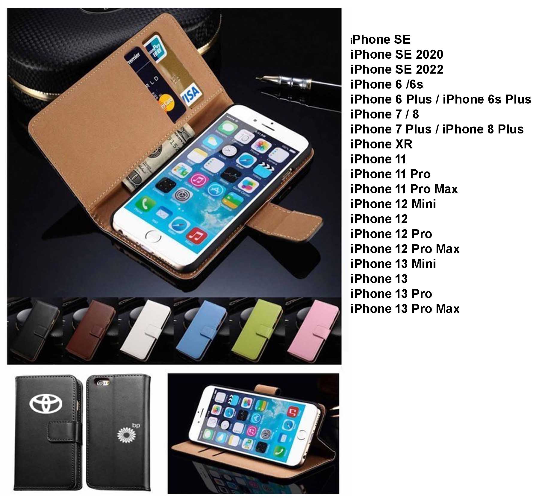 iBank ® Leatherette Case for iPhone 15, 15 Plus, 15 Pro, 15 Pro Max 1