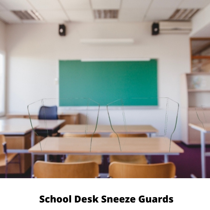 School Desk Sneeze Guard 3