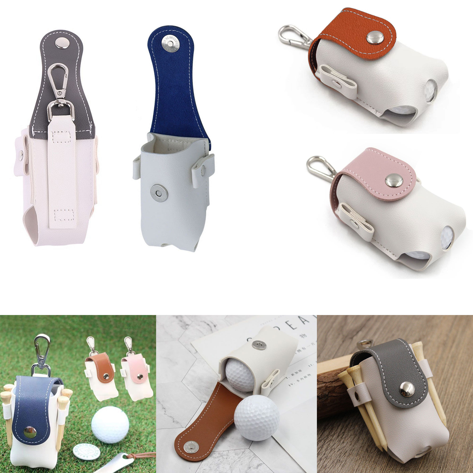 Mini Golf Ball Waist Bag W/ Keyring 3