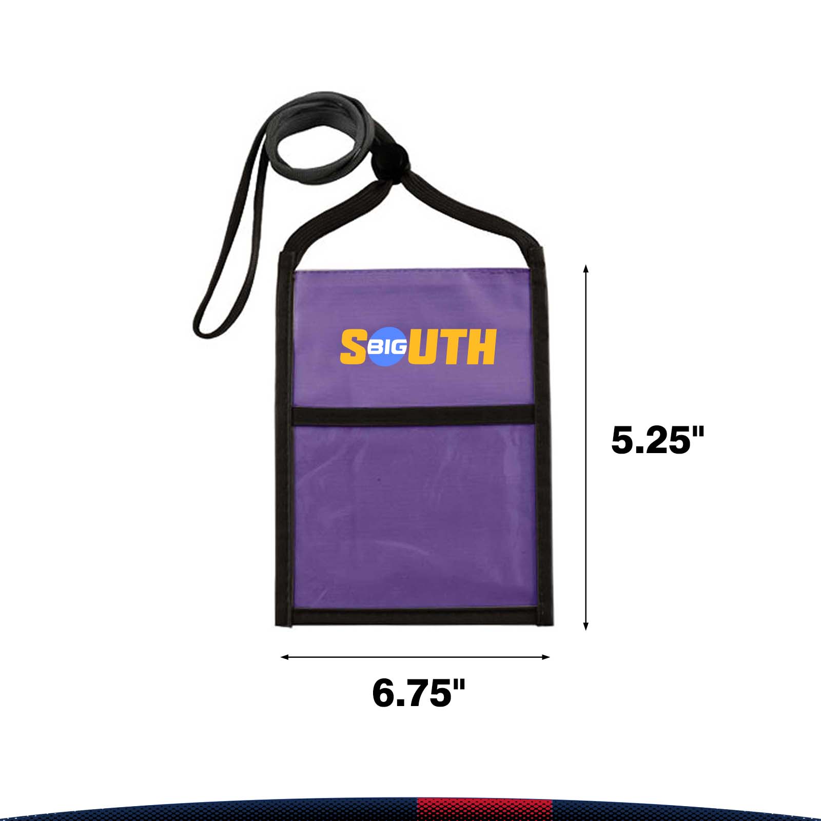 Two Tone Double Window Pouch 18