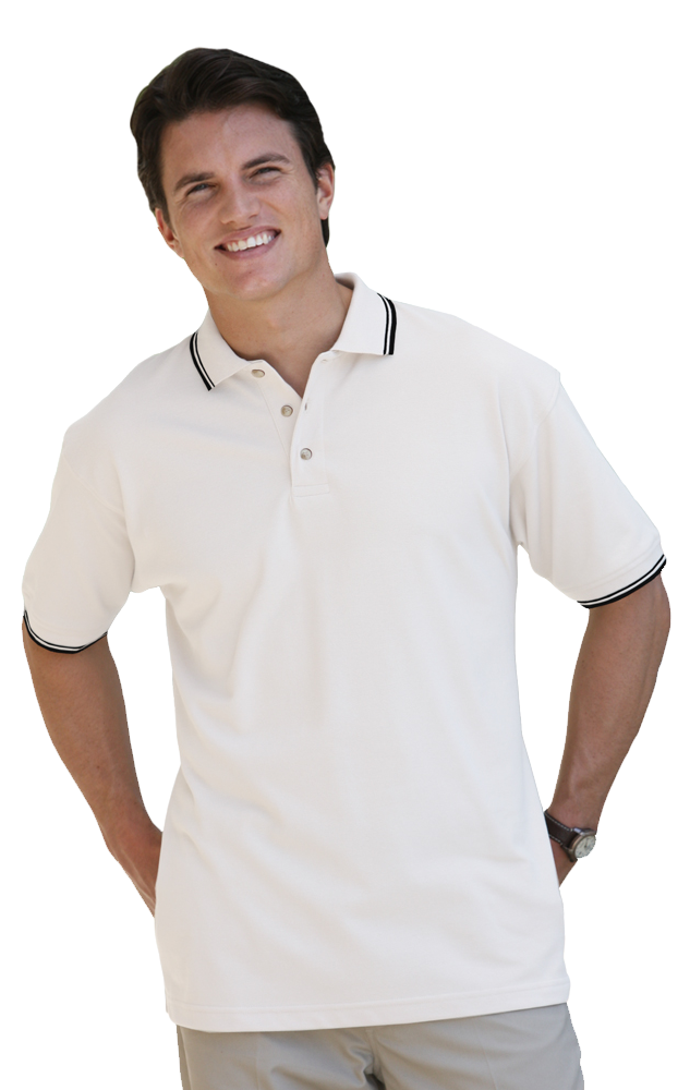Men's Superblend Tipped Polo 6