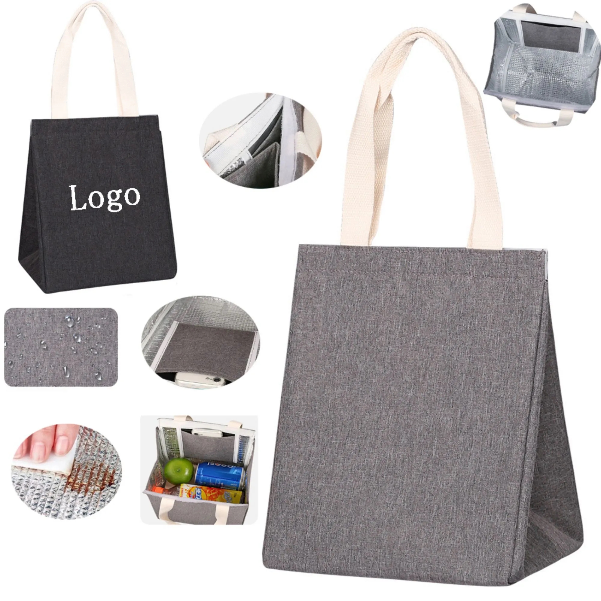 Insulated Lunch Tote Bag 1