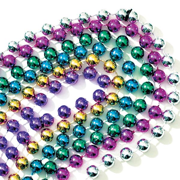 7.5 Mm Bead Necklace - Assorted Colors