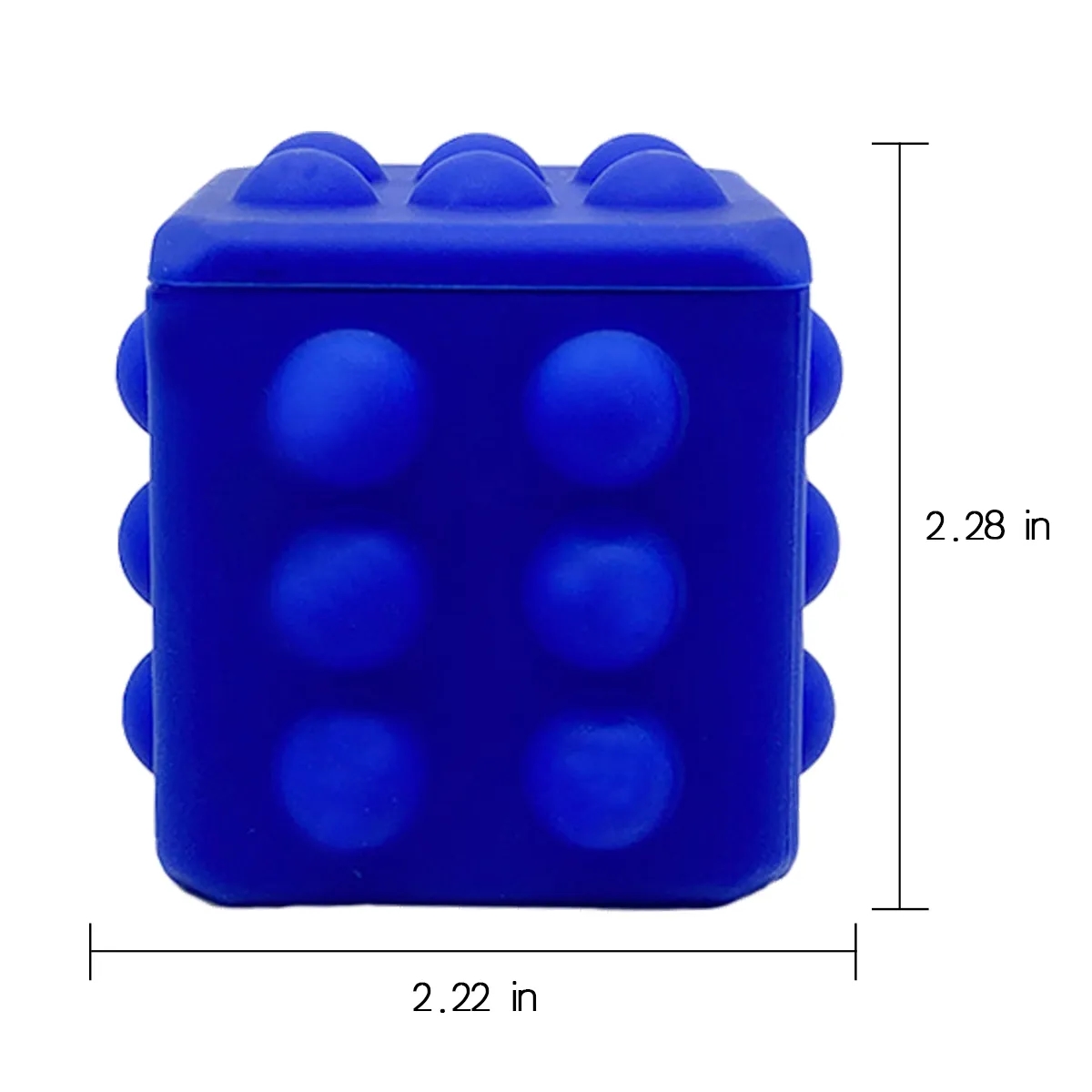 Tie Dye Custom Colors Decompression Push Bubble Cube Toy 8