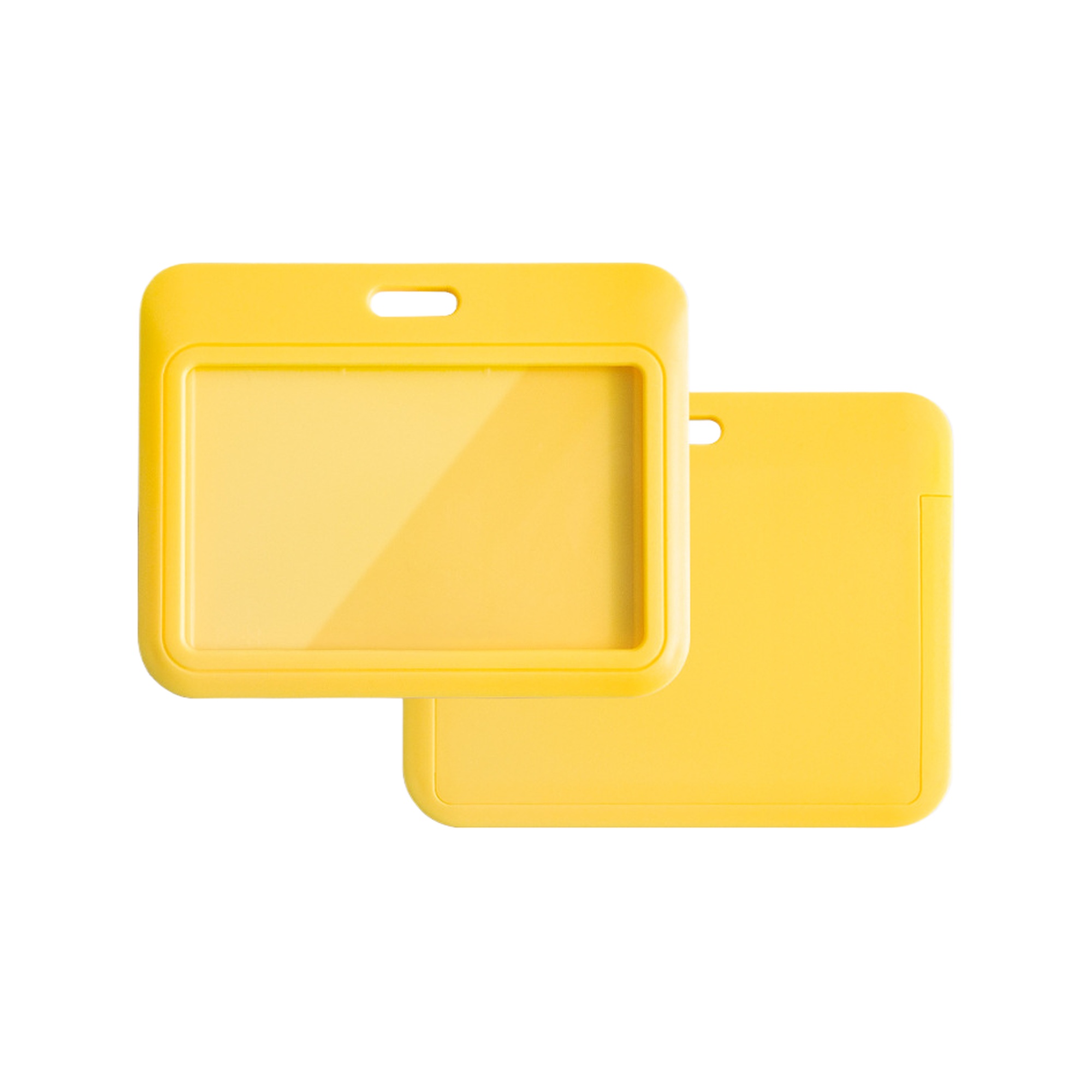 Horizontal Slide Cover ABS Plastic Badge Holder for ID Cards 11
