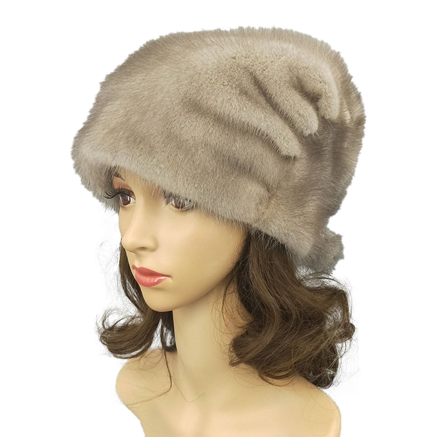 Fur Material Winter Warm Christmas Hat 5