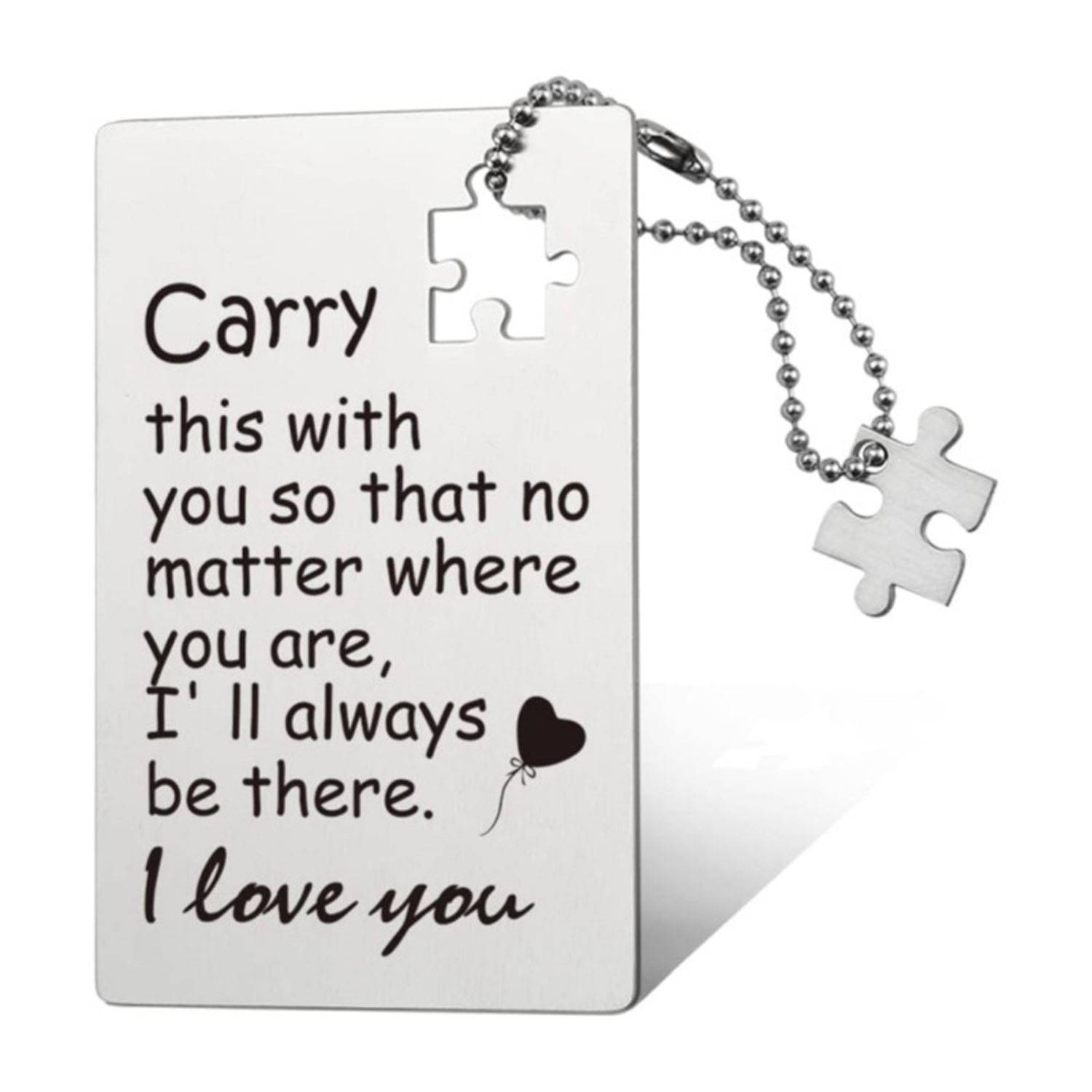 Stainless Steel Engraved Wallet Insert Card 18