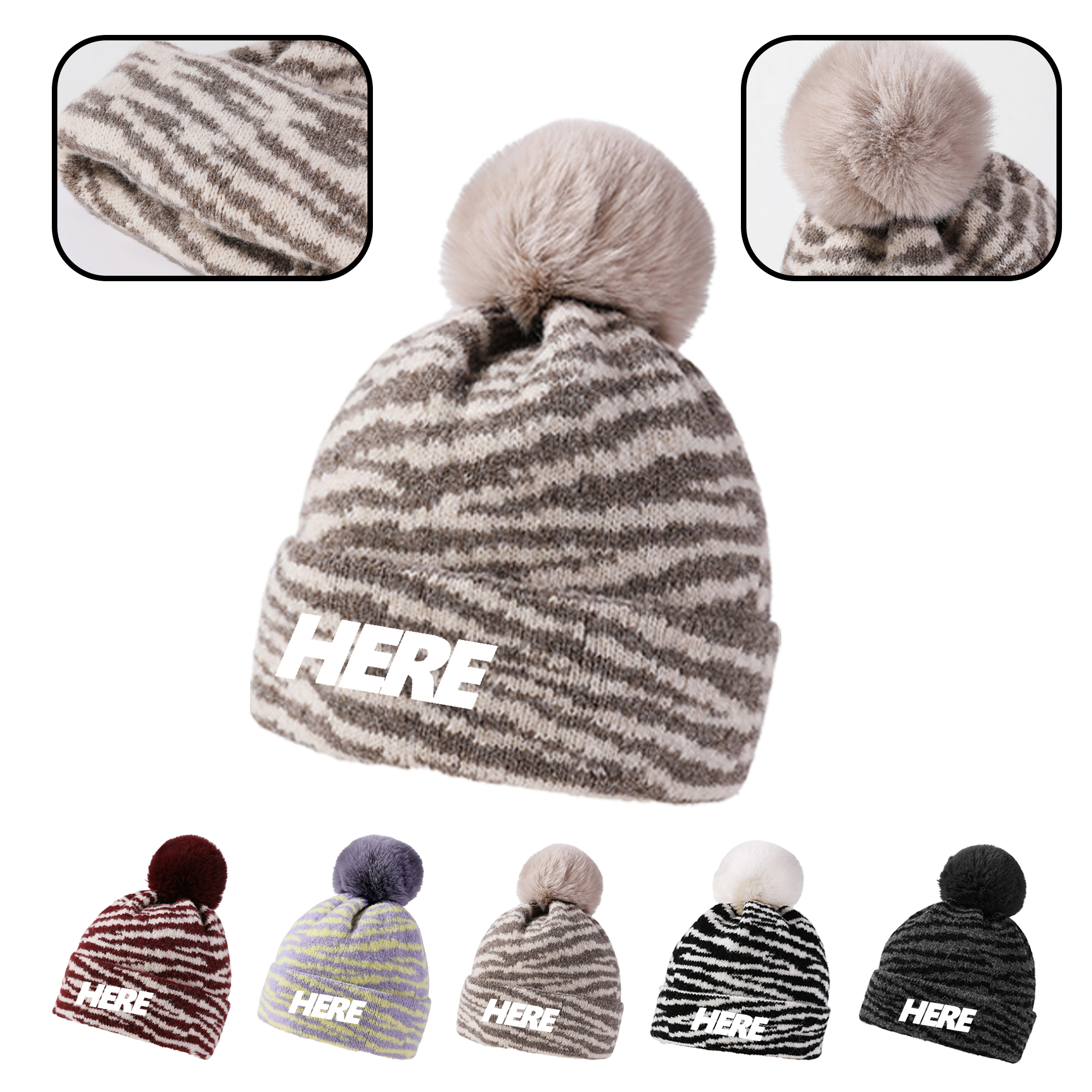MOQ 20 PCS Custom Knit Cap 5