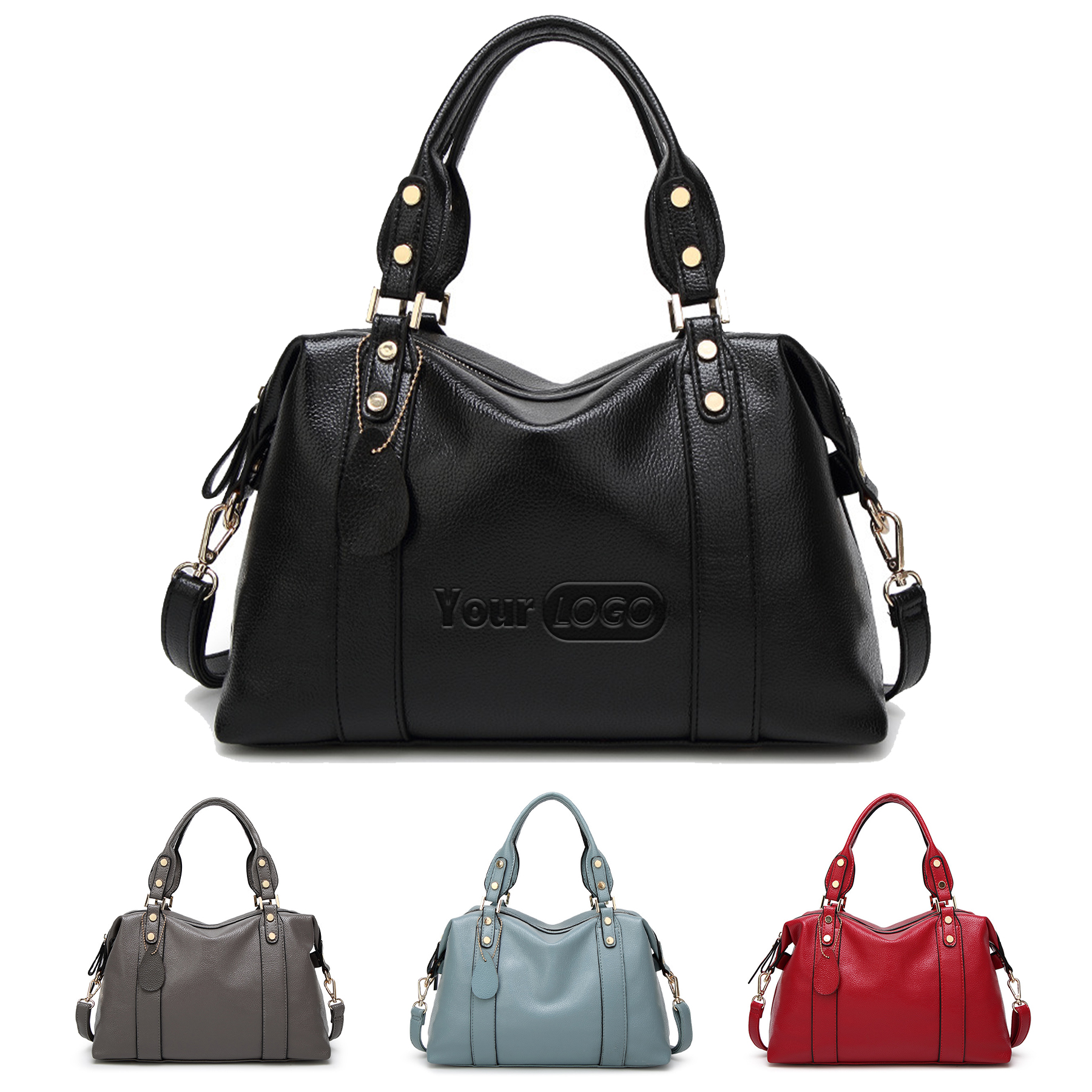 PU Purse Handle Shoulder Tote Bag 1