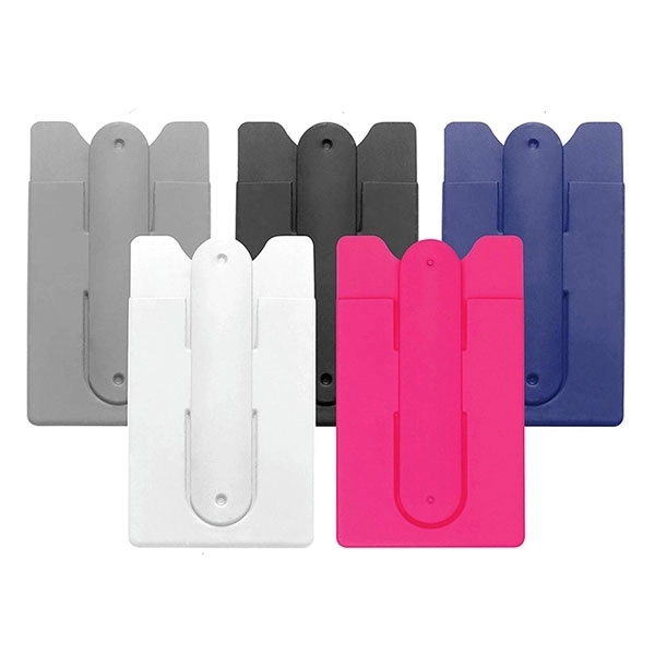 Silicone Phone Wallet with Stand Card Holder 2