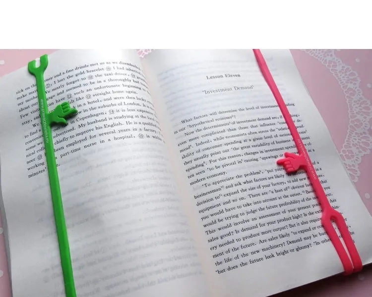 Silicone Bookmark 3