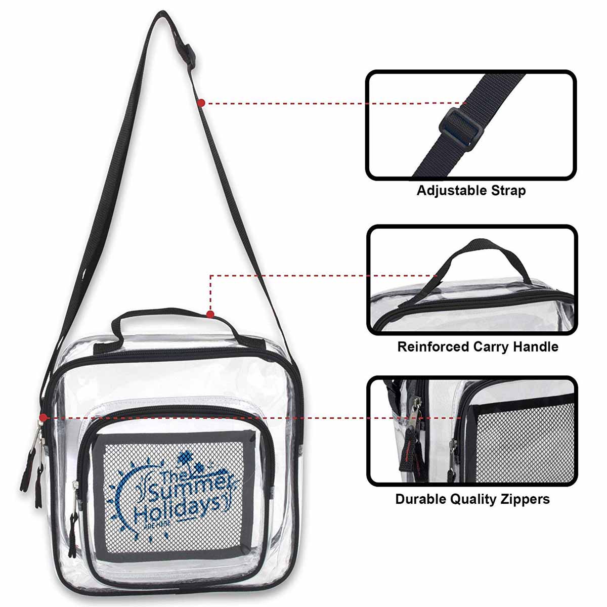 PVC Transparent Shoulder Backpack 4