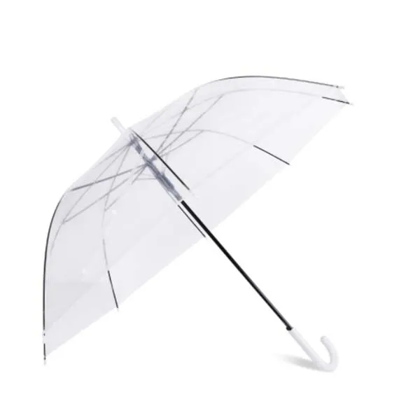 Auto Open Rain Transparent Umbrellas With Handle 4