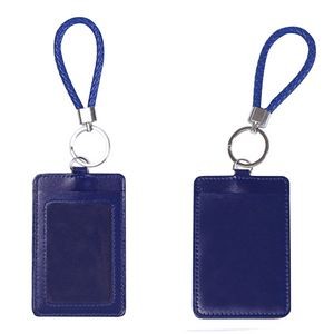 Key Ring PU Leather 2 Pockets Card Holder 33