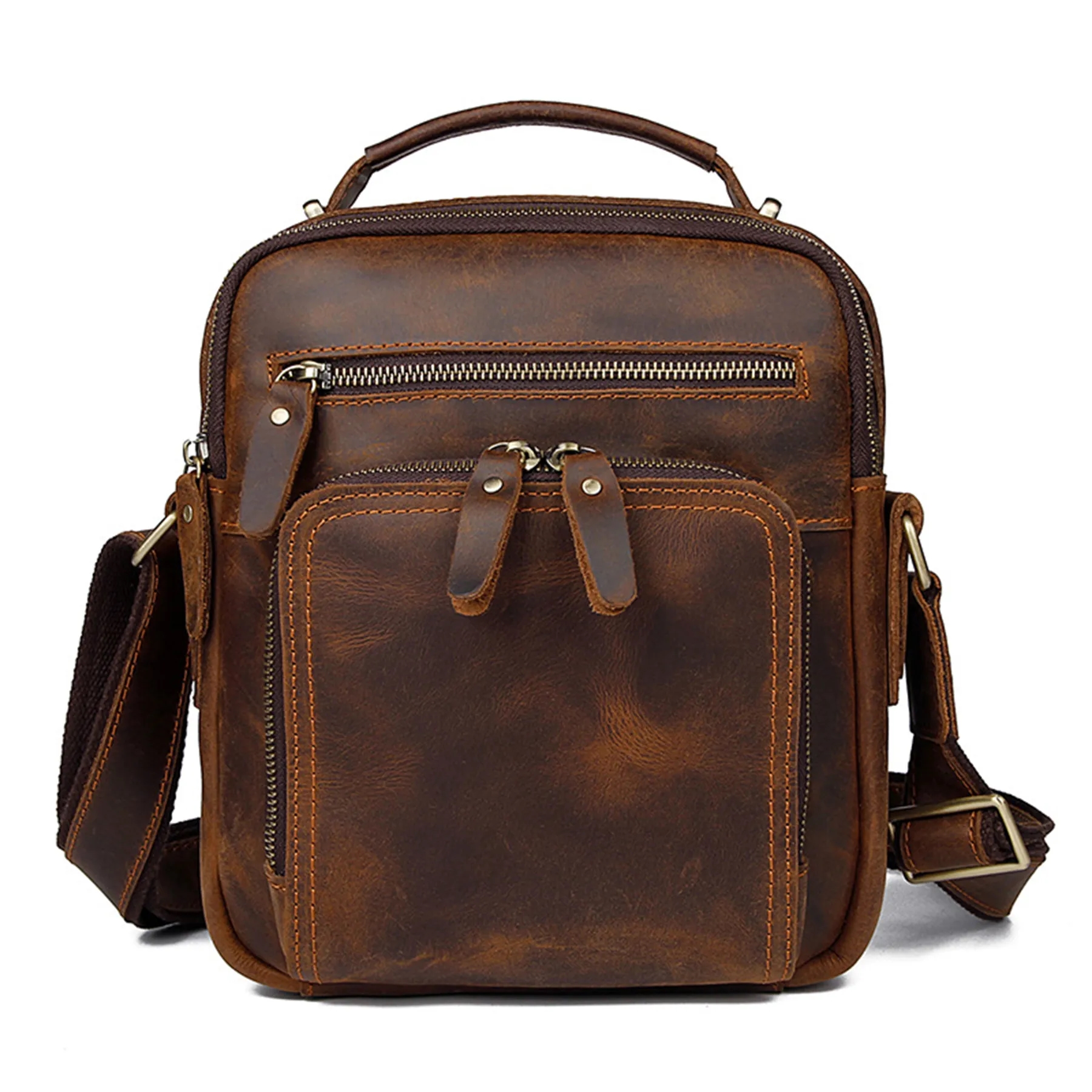 Leather Wearable backpack 5