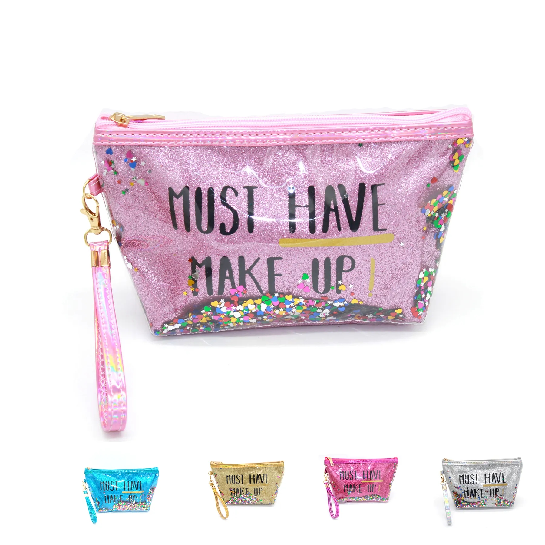 Fashion Creative Sequin Glitter Toiletry Pouch Cosmetic Bag 1