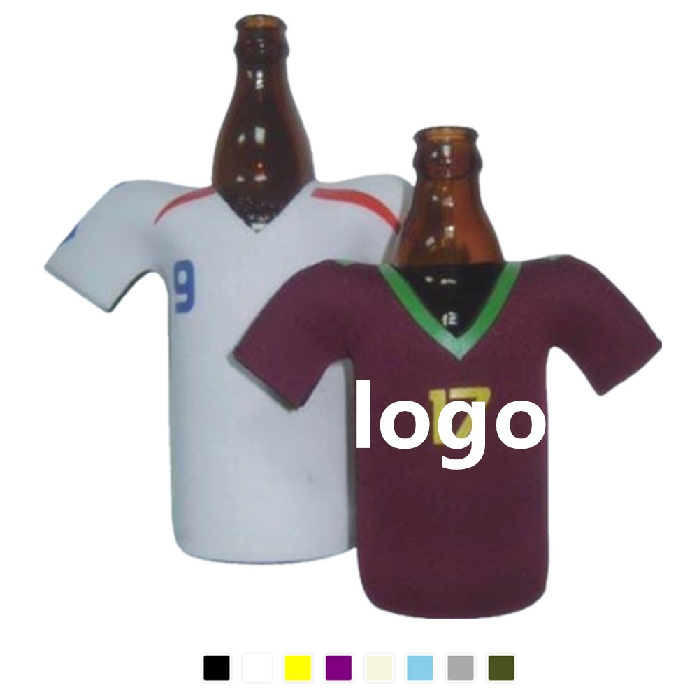 Neoprene Bottle Jersey Bottle Coolie, custom koozie with logo imprint 2