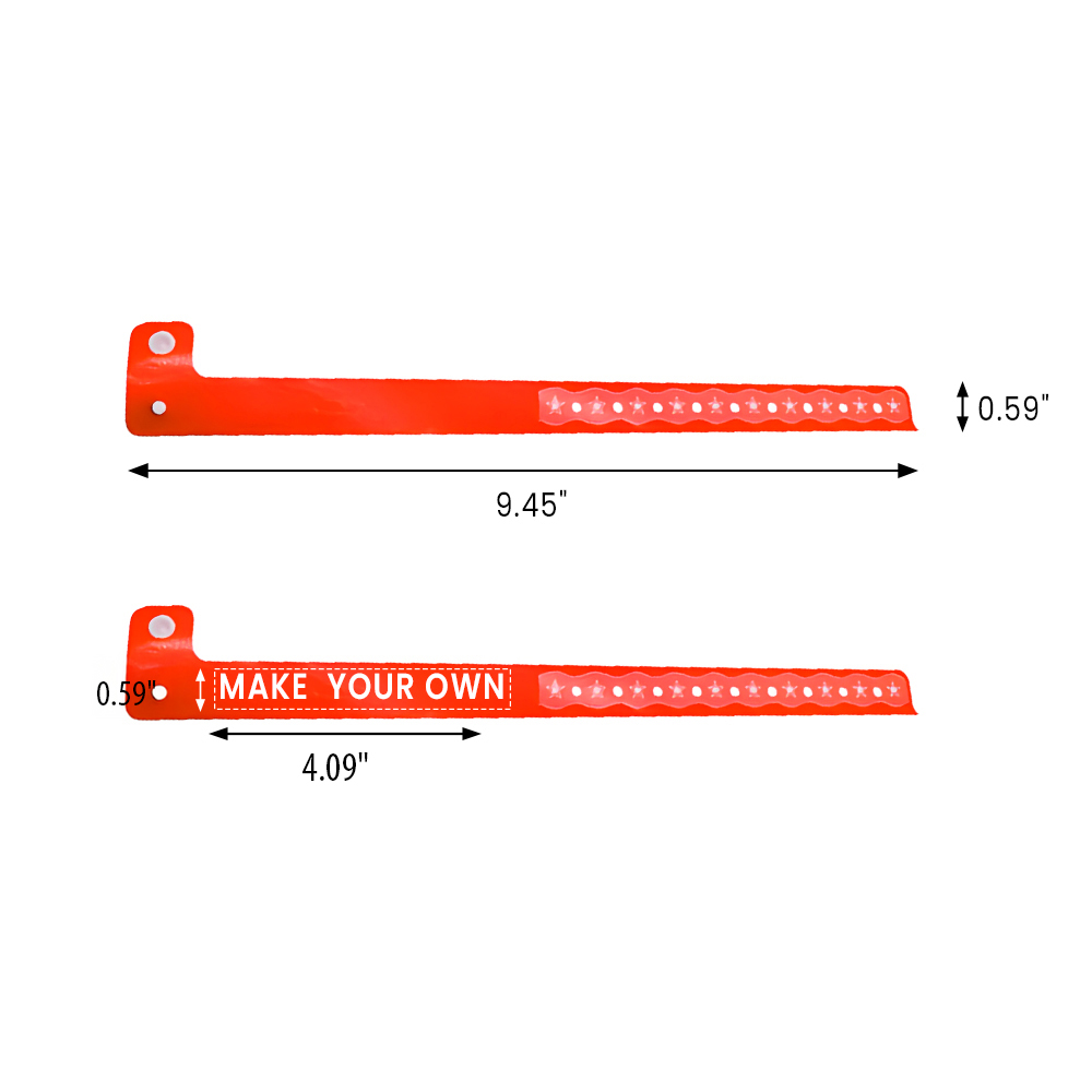 PVC Waterproof Identification Wristband 5