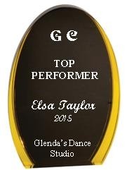 8" Luminary Oval Acrylic Award 2