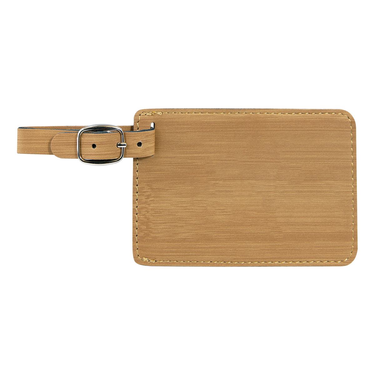 Bamboo Leatherette Luggage Tag 3