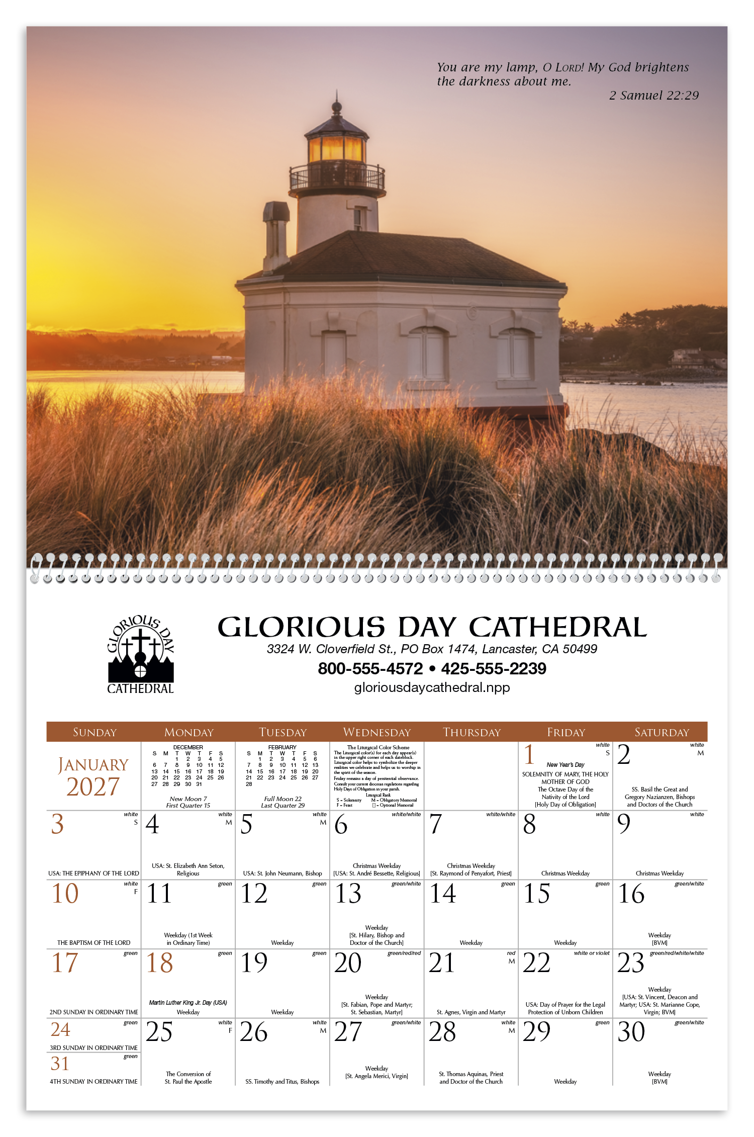 Triumph® Calendars Catholic Scenic Calendar 38