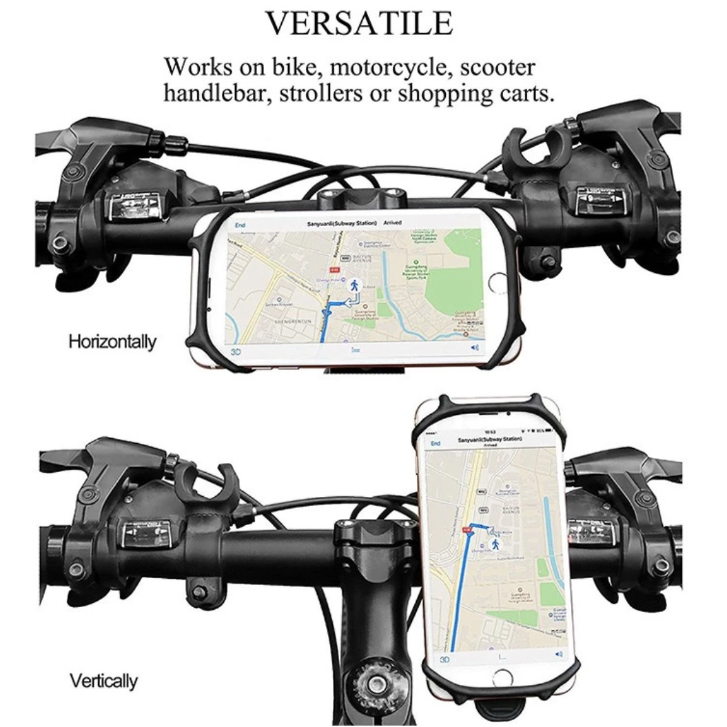 Silicone outdoor bike mount mobile phone holder 3
